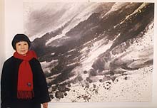 김정자 화백 한일 교류전 참가